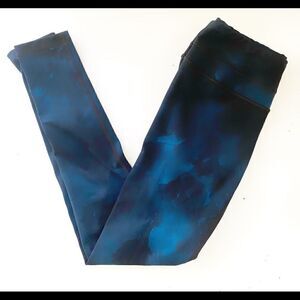 Lucy Blue and Black Leggings Size Small